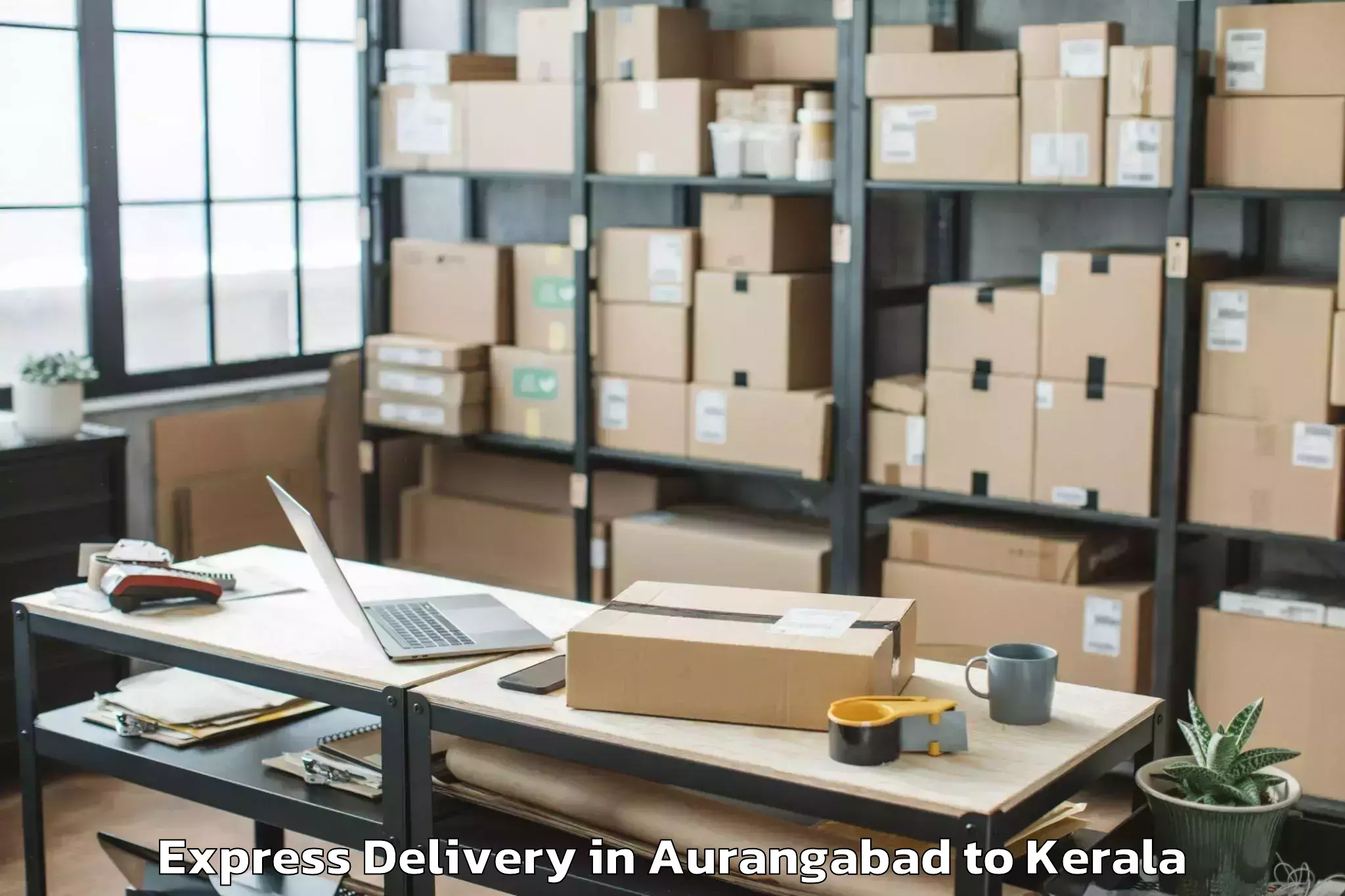 Easy Aurangabad to Nenmara Express Delivery Booking